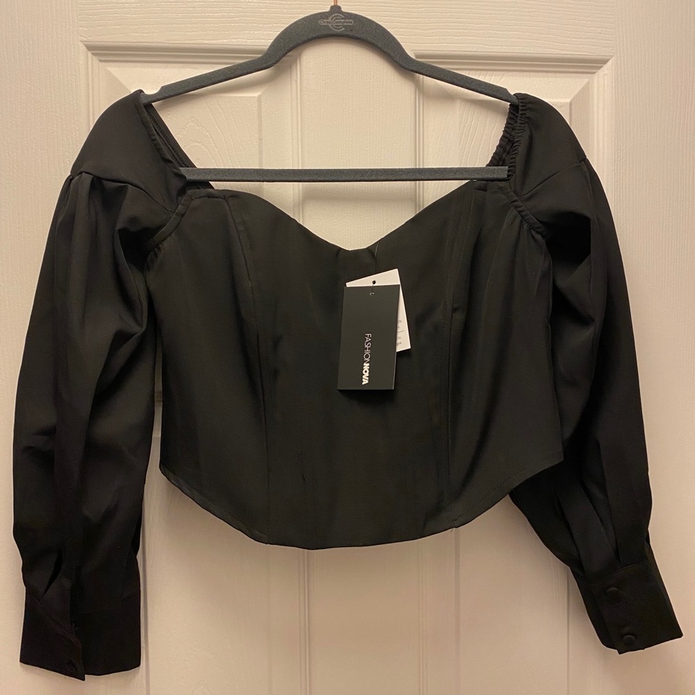 Fashionnova off the shoulder puff sleeve top